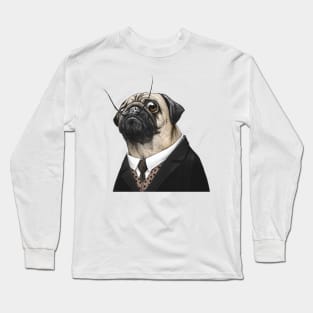 Pug Dali Long Sleeve T-Shirt